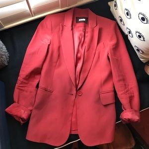 Reformation red blazer